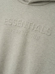 Womens Embossed FW26 Modern Cropped Hoodie