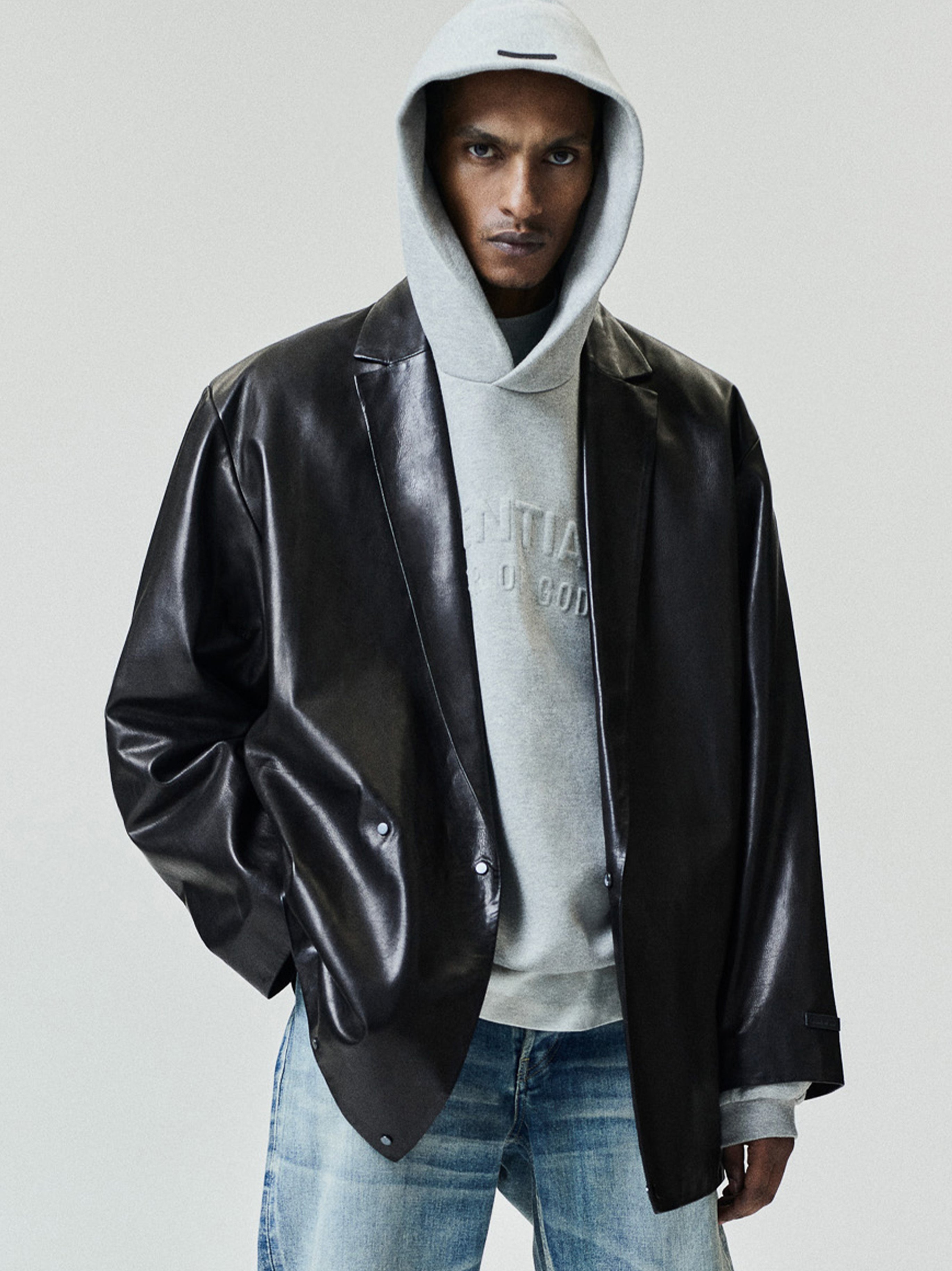 Embossed FW26 90s Relaxed Hoodie