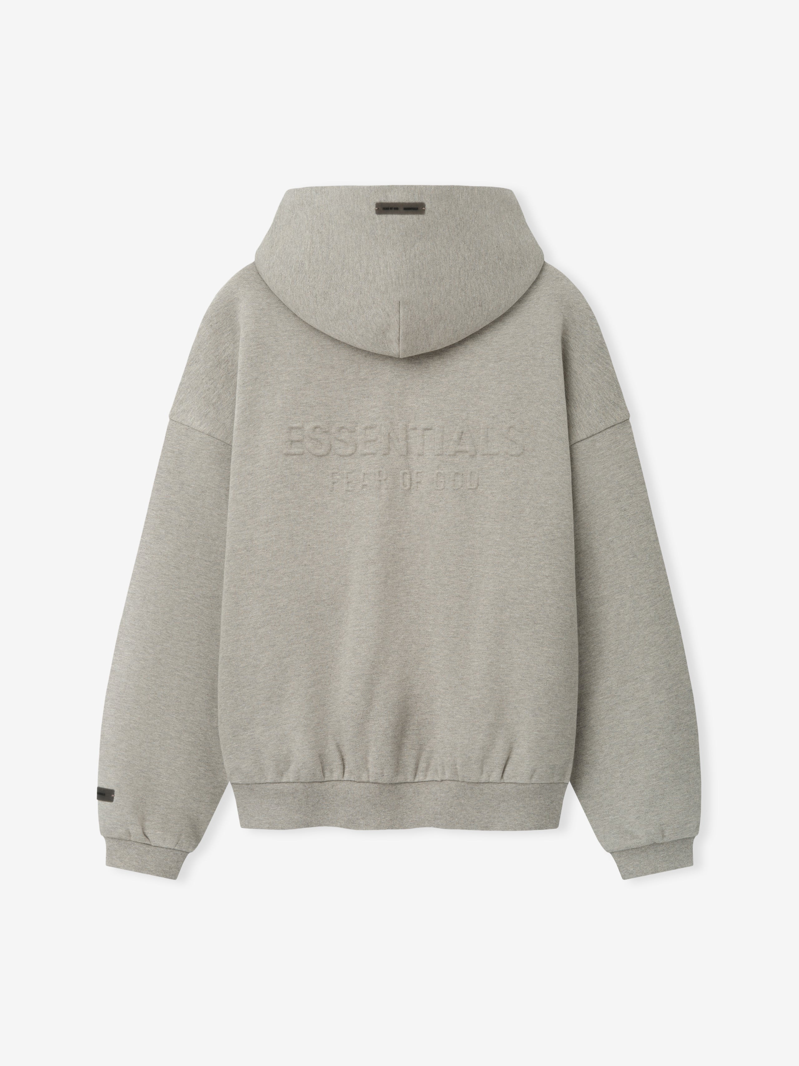 Embossed FW26 90s Relaxed Zip Up Hoodie